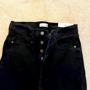 Loft, black jeans, size 29, new with tags on